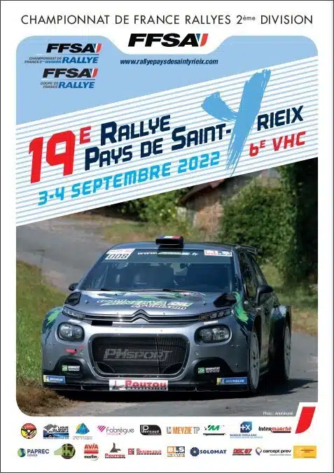 Lire la suite à propos de l’article Rallye du Pays de Saint Yrieix : Les engagés !