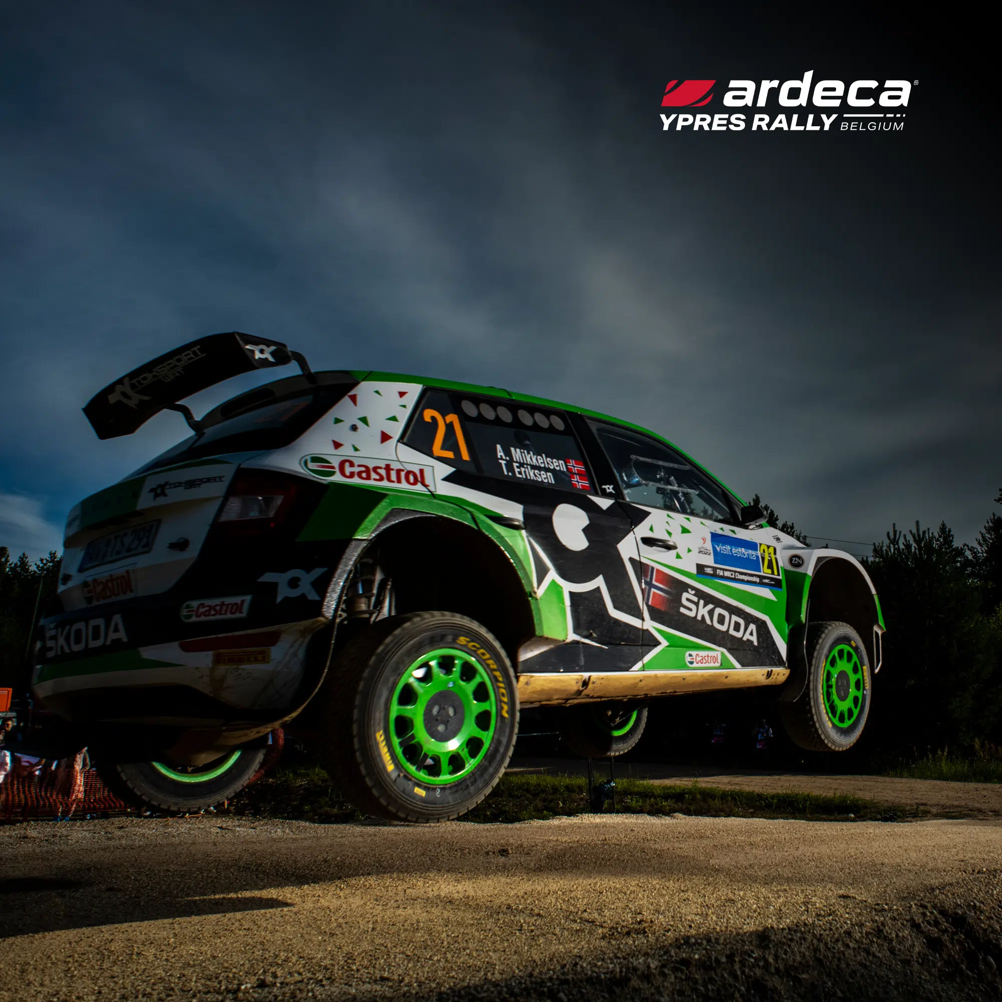 Lire la suite à propos de l’article Affiche fantastique en WRC2 avec Mikkelsen contre Lefebvre et Rossel à Ypres !