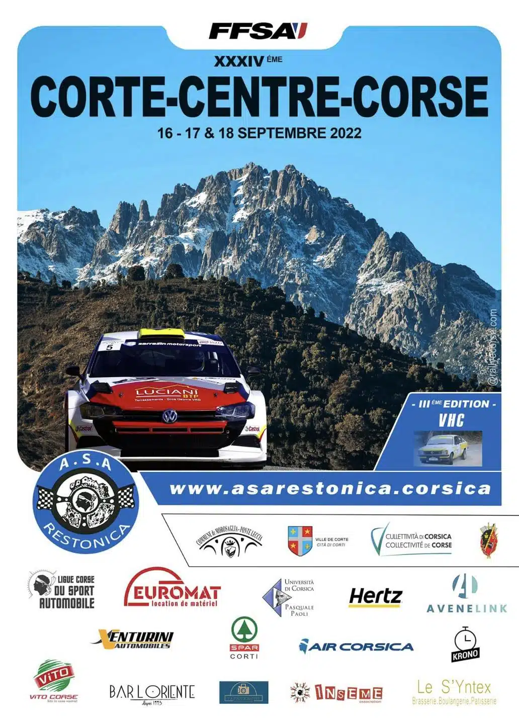 Lire la suite à propos de l’article Rallye de Corte Centre Corse 2022 : Présentation & Engagés !