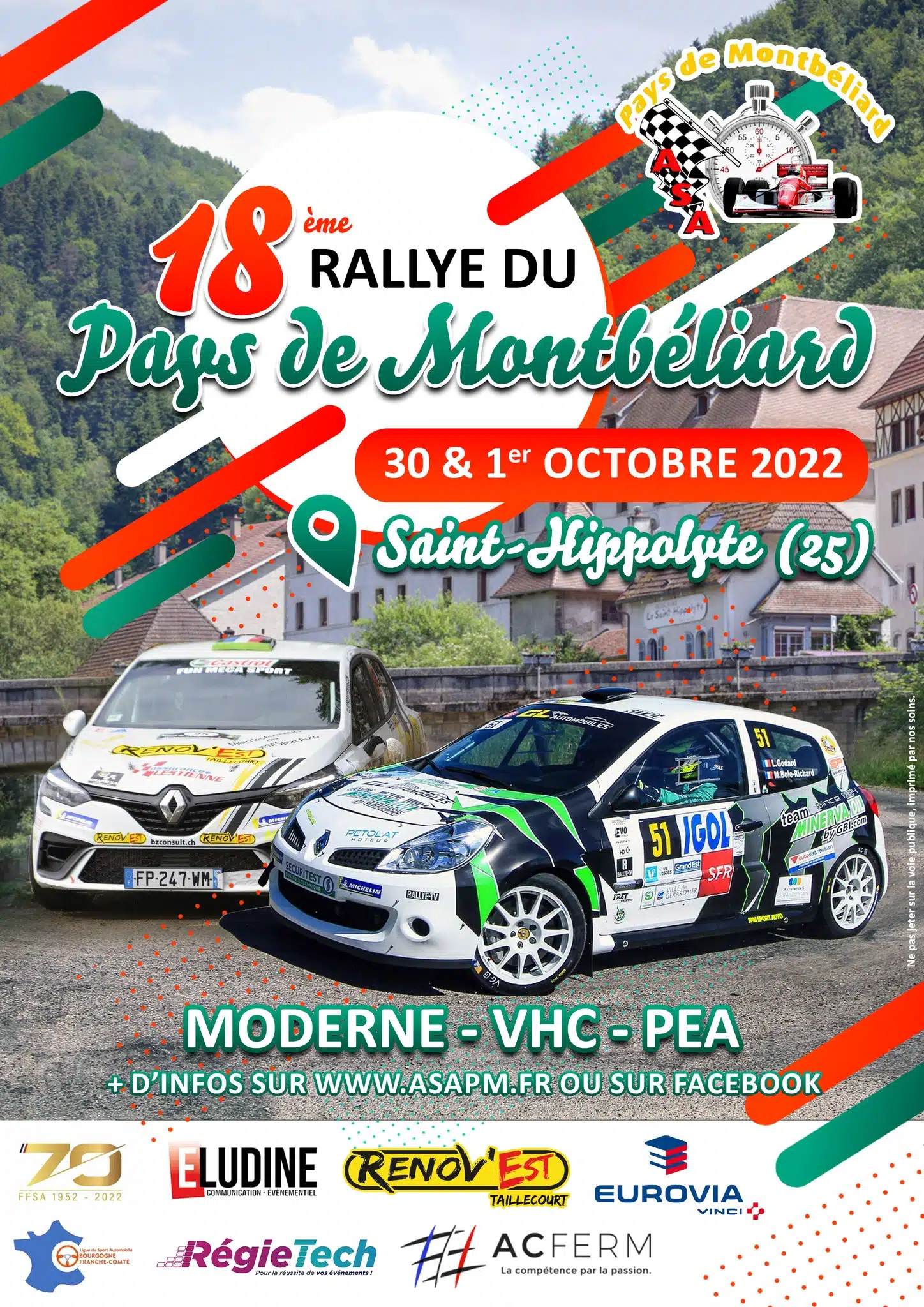 Lire la suite à propos de l’article Rallye du Pays de Montbéliard 2022 : Présentation & Engagés