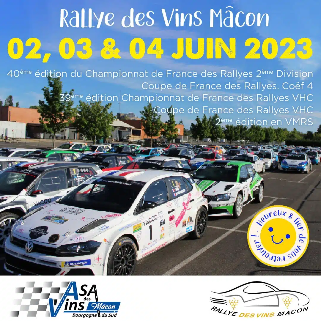 Lire la suite à propos de l’article Rallye Vins de Mâcon 2023 : Présentation & Engagés