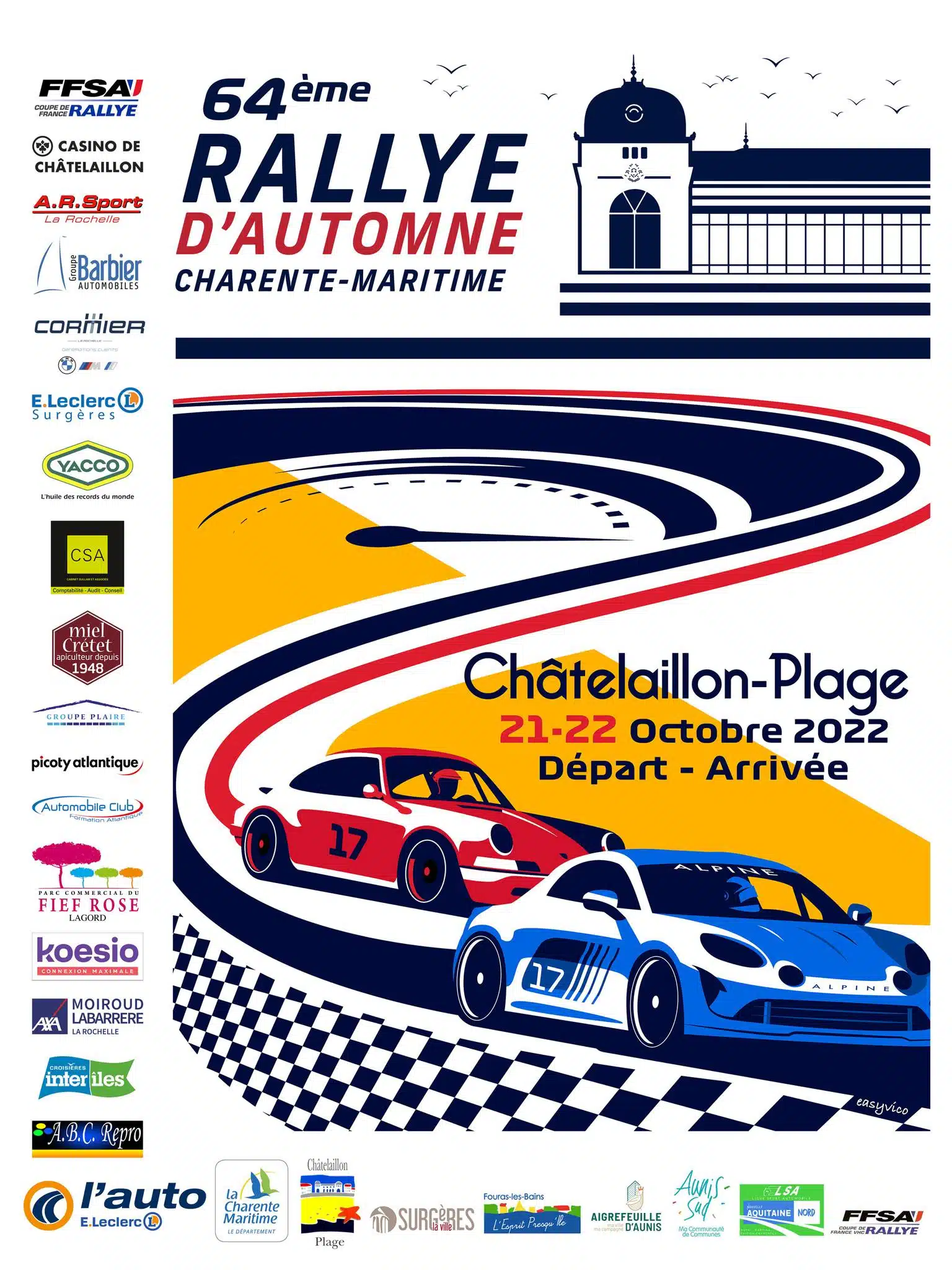 Lire la suite à propos de l’article Rallye d&rsquo;Automne Charente – Maritime 2022 : Présentation & Engagés