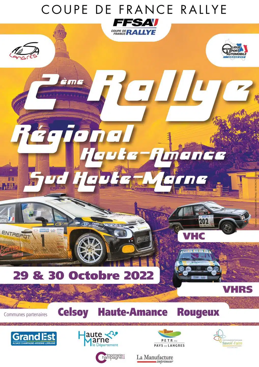 You are currently viewing Rallye Régional Haute-Amance Sud Haute-Marne 2022 : Présentation & Engagés