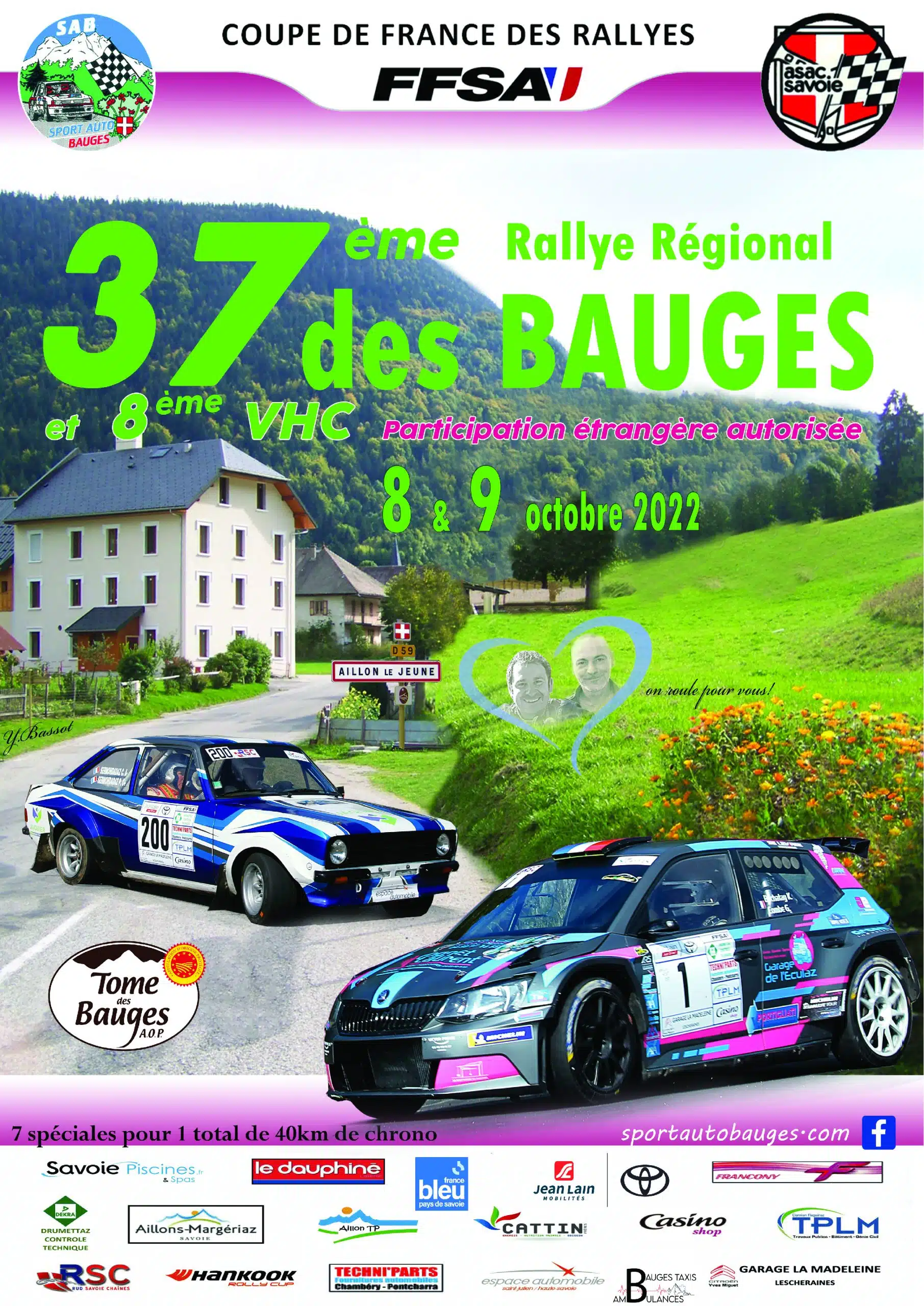 Lire la suite à propos de l’article Rallye Régional des Bauges 2022 : Présentation & Engagés