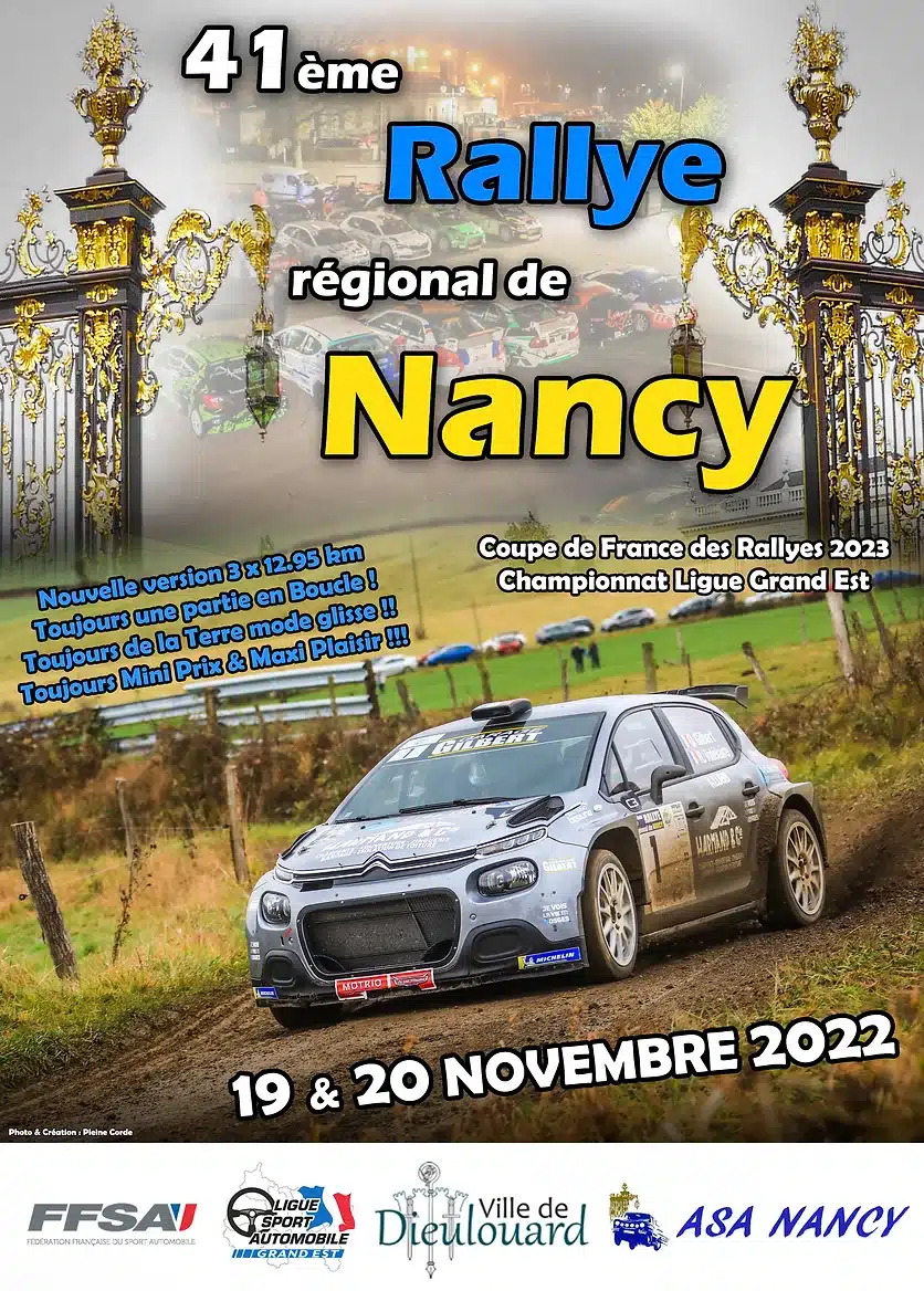 Lire la suite à propos de l’article Rallye régional de Nancy 2022 : Présentation & Engagés !