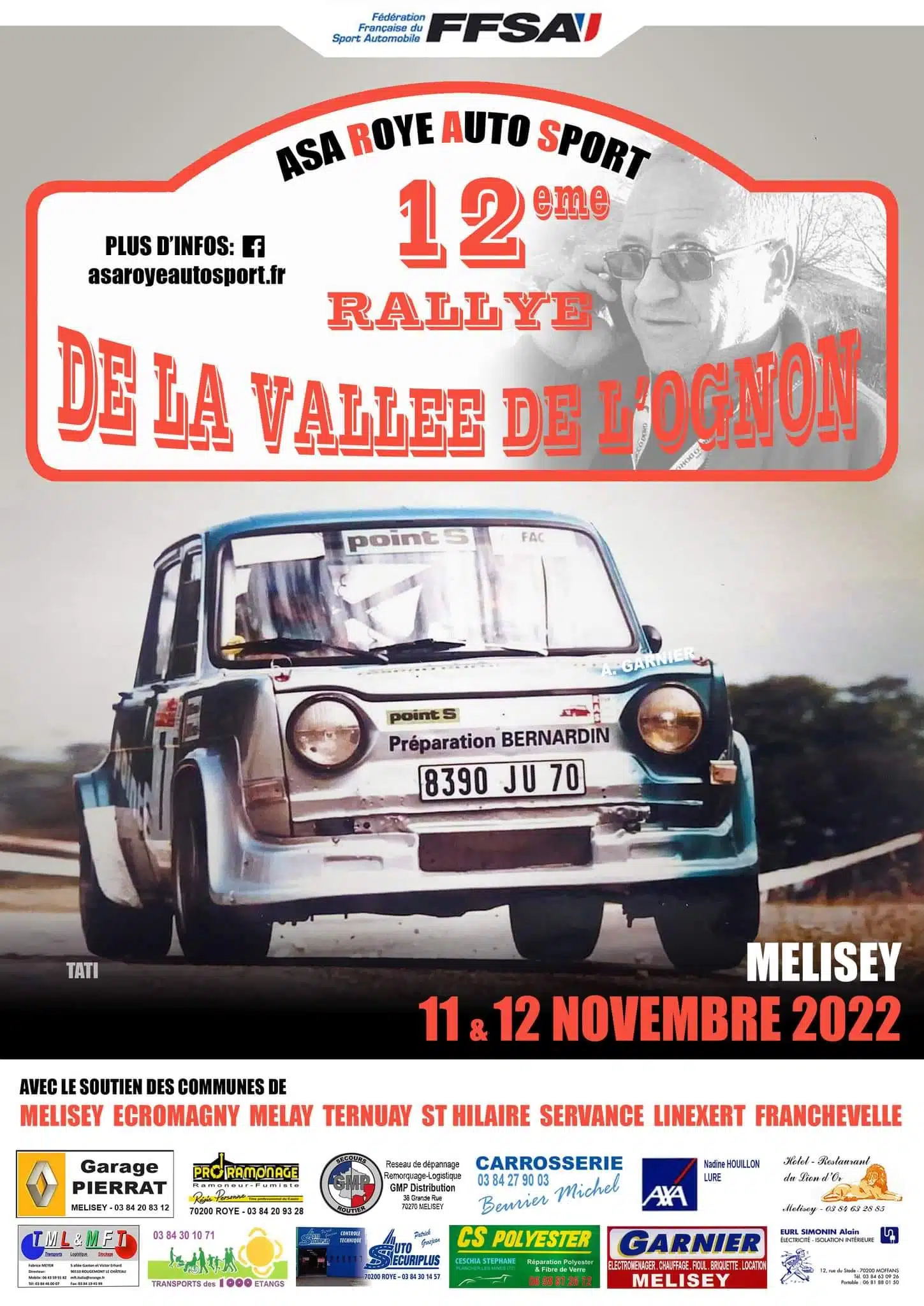 Lire la suite à propos de l’article Rallye de la Vallée de l’Ognon 2022 : Présentation & Engagés