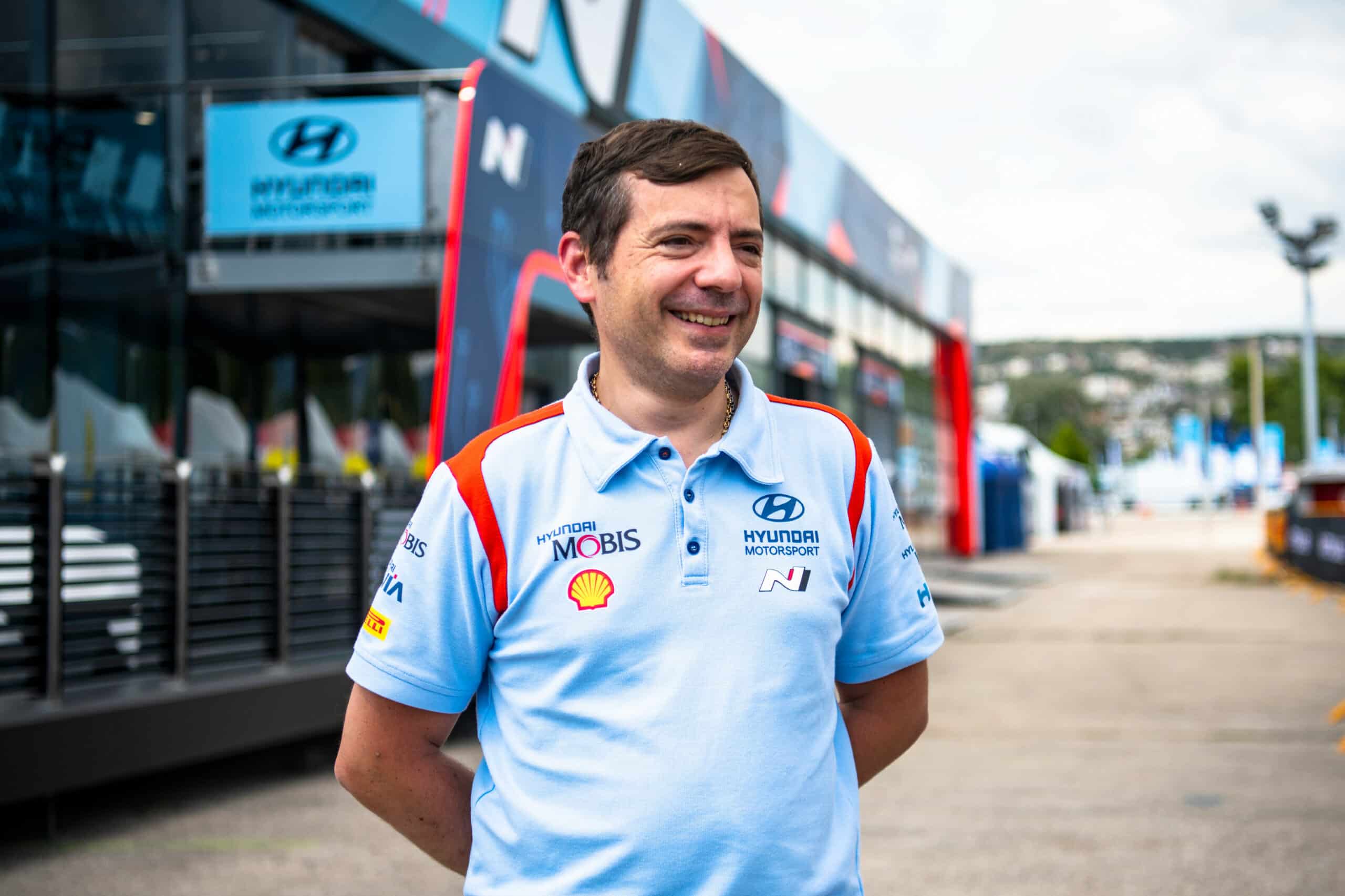 Julien Moncet, directeur adjoint de l'équipe Hyundai