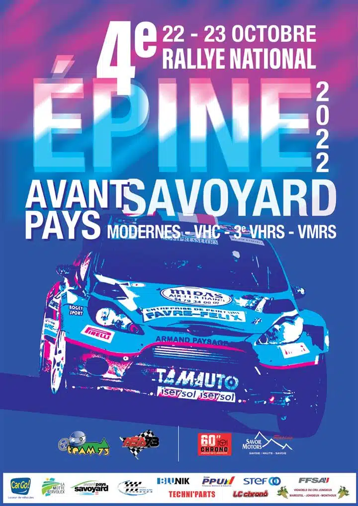 Lire la suite à propos de l’article Rallye National de l&rsquo;Epine 2022 : Les engagés !