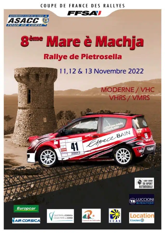 Lire la suite à propos de l’article Rallye du MARE E MACHJA 2022 : Présentation & Engagés !