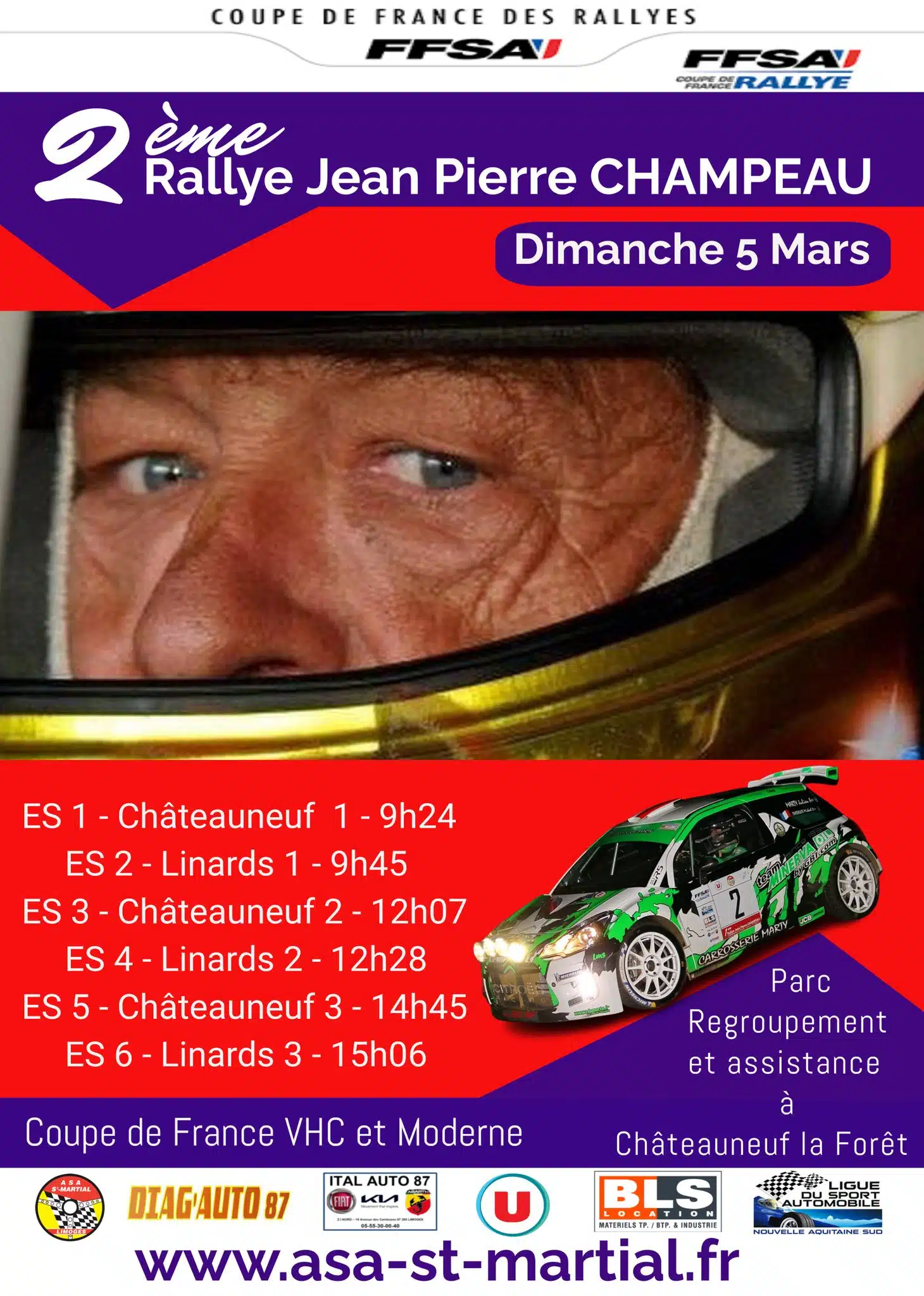 Lire la suite à propos de l’article Rallye Jean-Pierre Champeau 2023 : Présentation & Engagés !