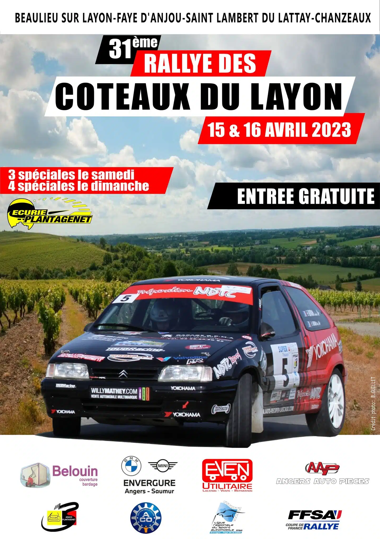 You are currently viewing Rallye des Coteaux du Layon 2023 : Présentation