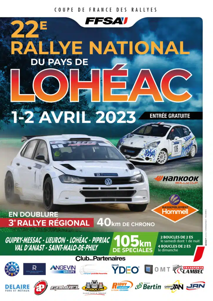 You are currently viewing Rallye du Pays de Lohéac 2023 : Présentation & Engagés