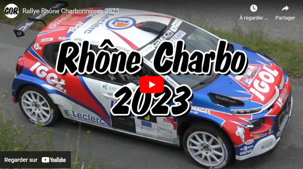 You are currently viewing Vidéo : Le Rallye Rhône Charbonnières 2023
