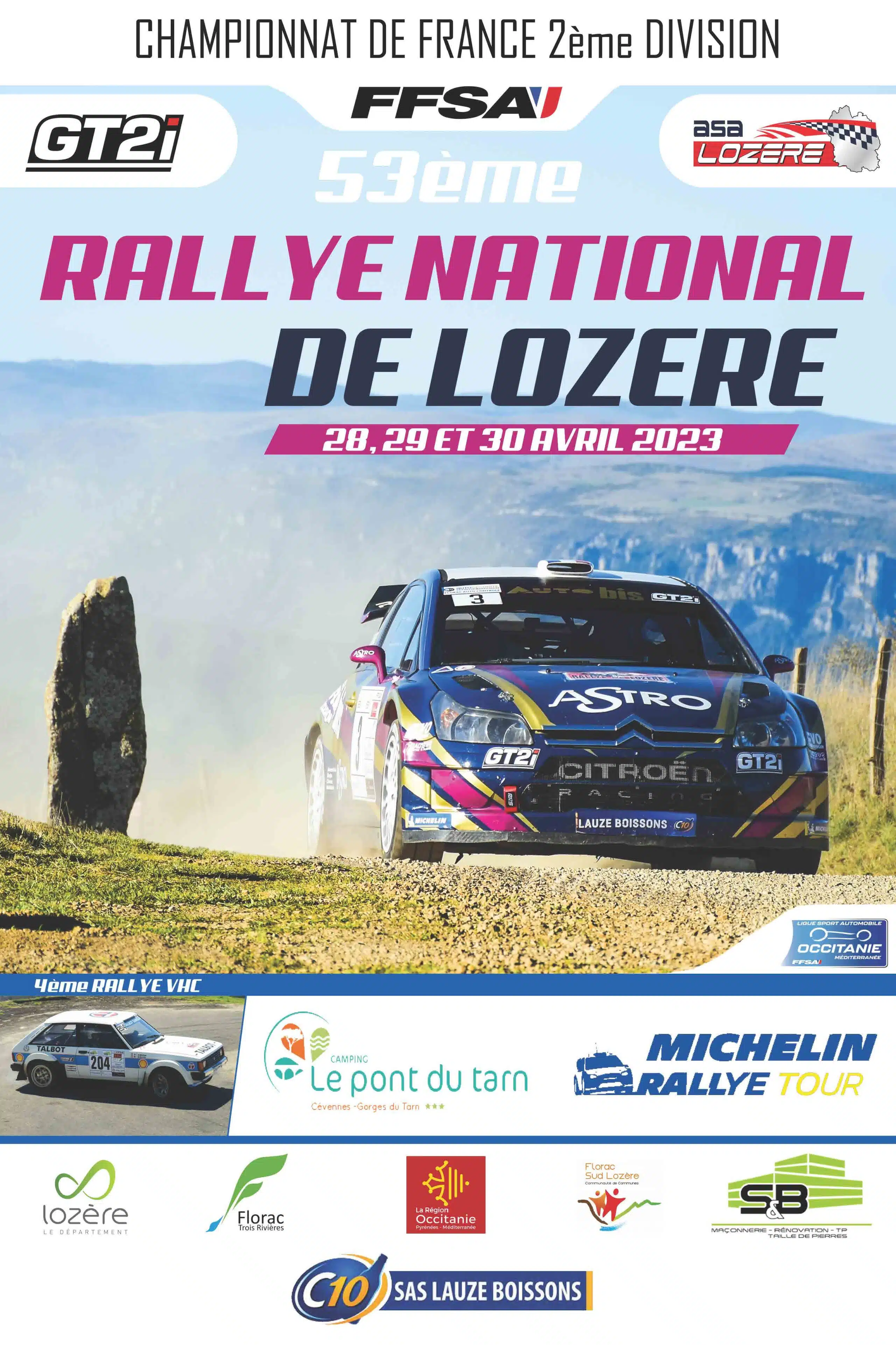 You are currently viewing Rallye de Lozère 2023 : Présentation & Engagés !