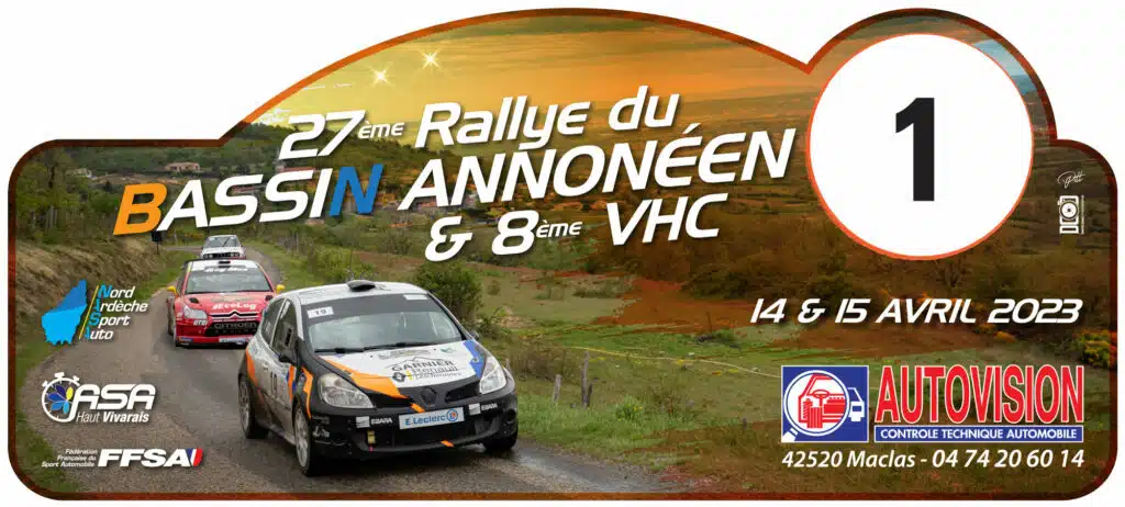 Rallye du Bassin Annonéen 2023 Rallye du Bassin Annonéen 2023