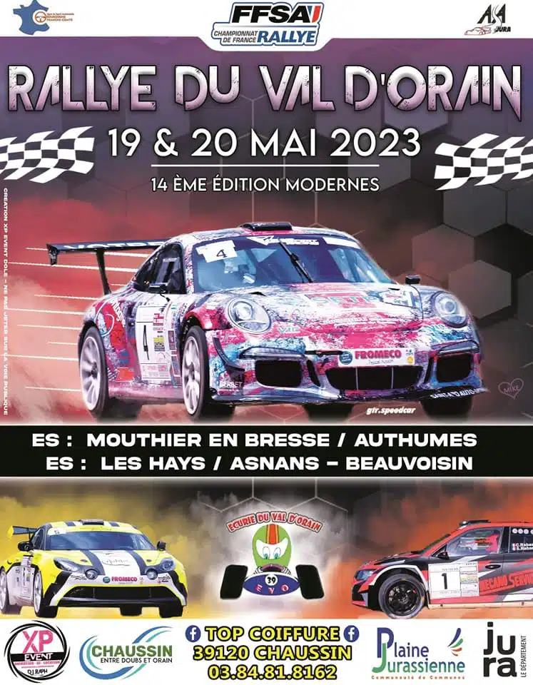 You are currently viewing Rallye du Val d&rsquo;Orain 2023 : Présentation & Engagés