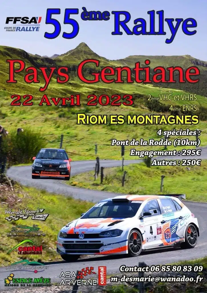 Lire la suite à propos de l’article Rallye du Pays Gentiane 2023 : Présentation & Engagés !