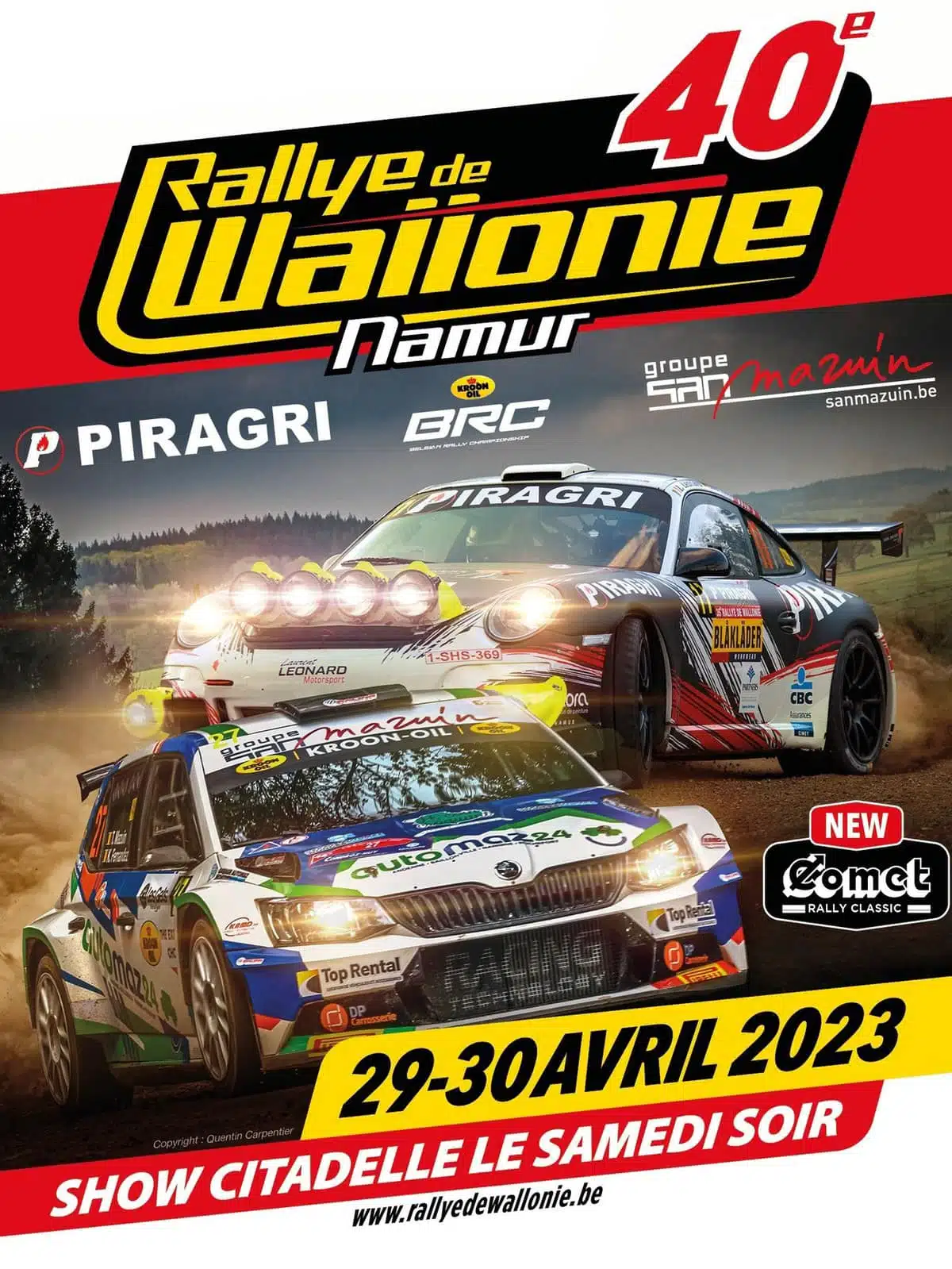 Lire la suite à propos de l’article Rallye de Wallonie 2023 : Les engagés !