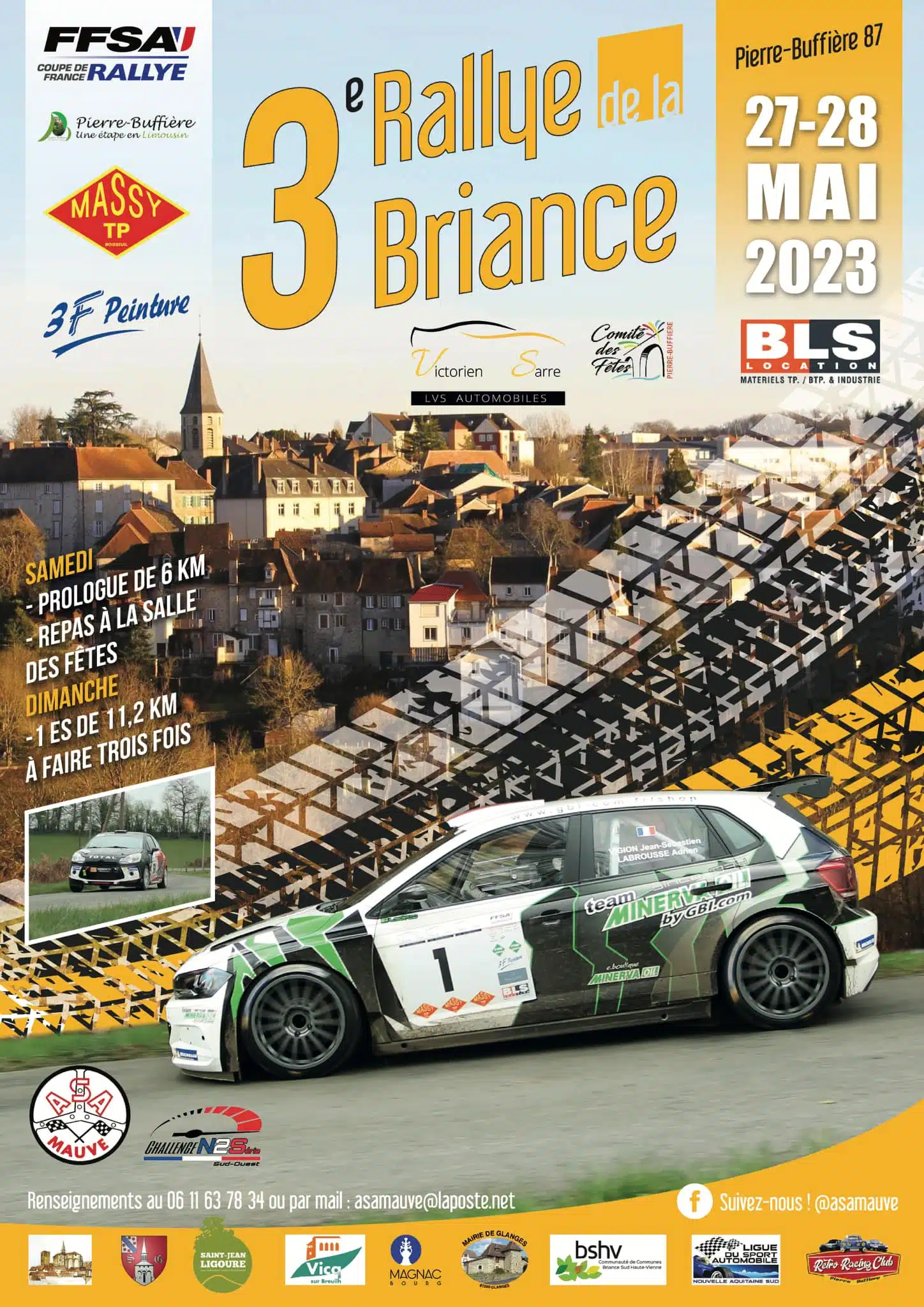 Lire la suite à propos de l’article Rallye de La Briance 2023 : Présentation
