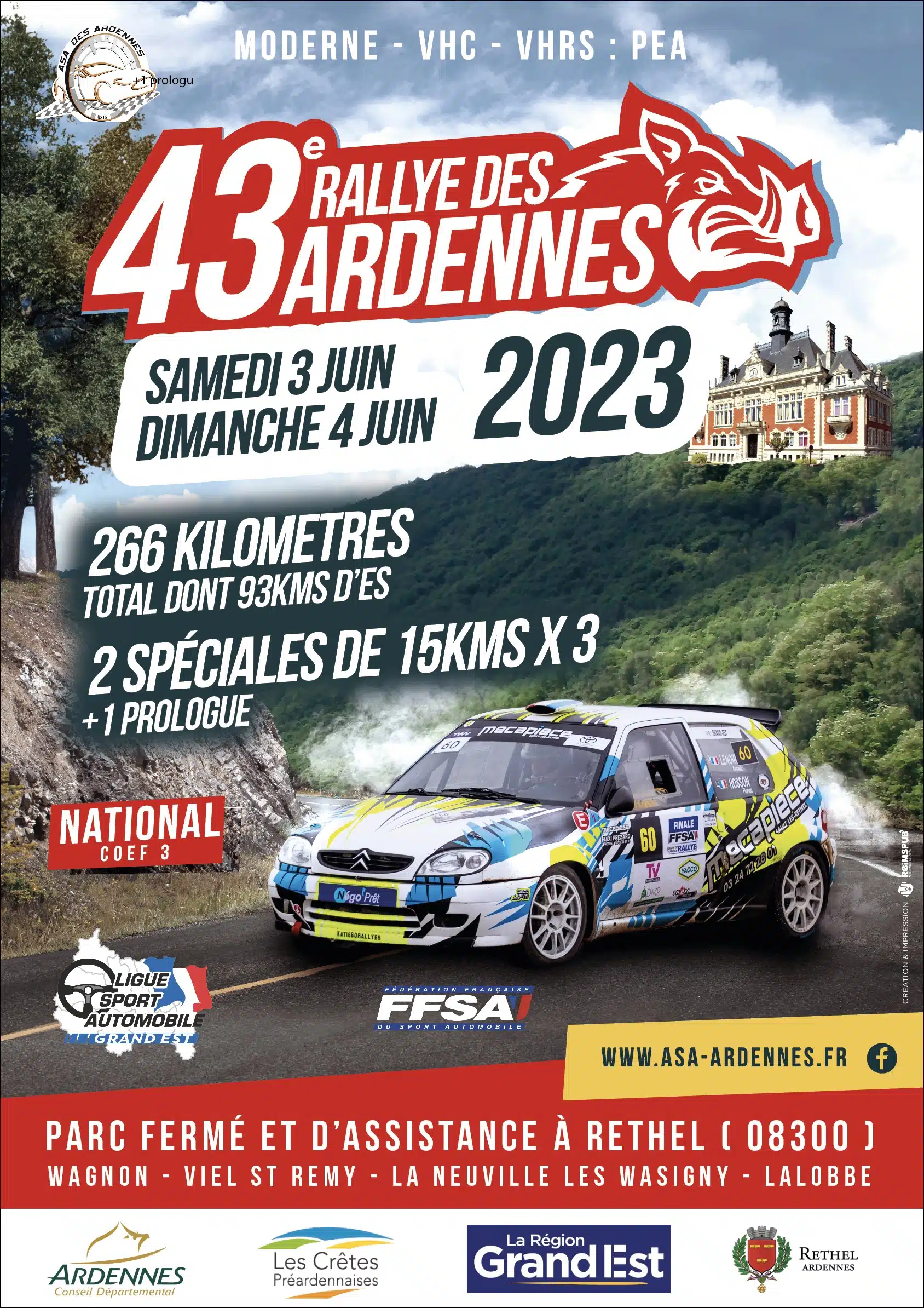 Lire la suite à propos de l’article Rallye des Ardennes 2023 : Présentation & Engagés !