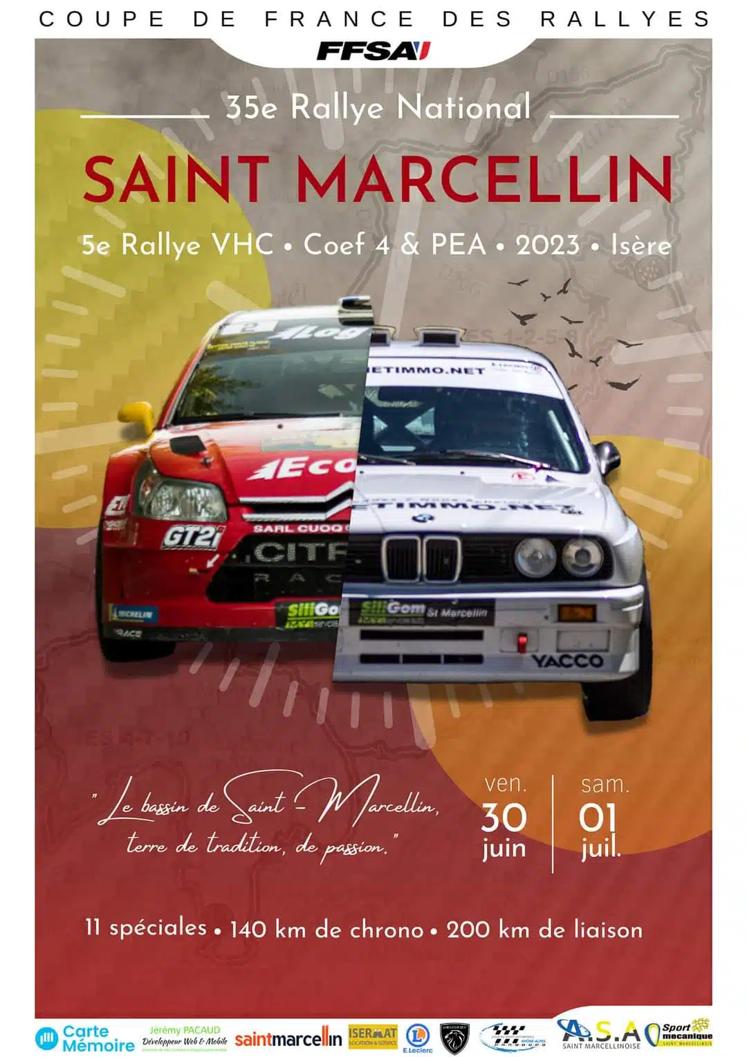 Lire la suite à propos de l’article Rallye Saint Marcellin 2023 : Présentation & Engagés