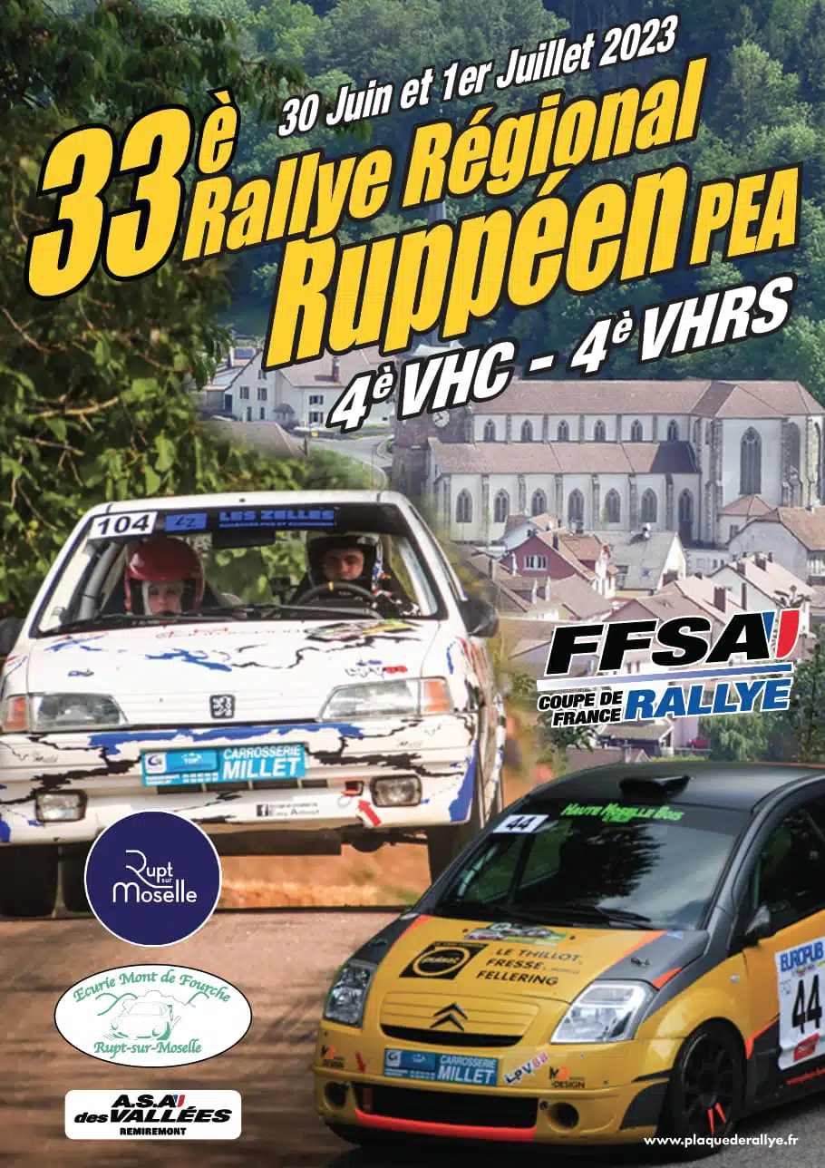 Lire la suite à propos de l’article Rallye du Ruppéen 2023 : Présentation & Engagés