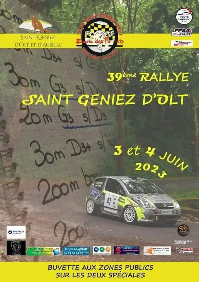 Lire la suite à propos de l’article Rallye de Saint-Geniez-d’Olt 2023 : Présentation & Engagés