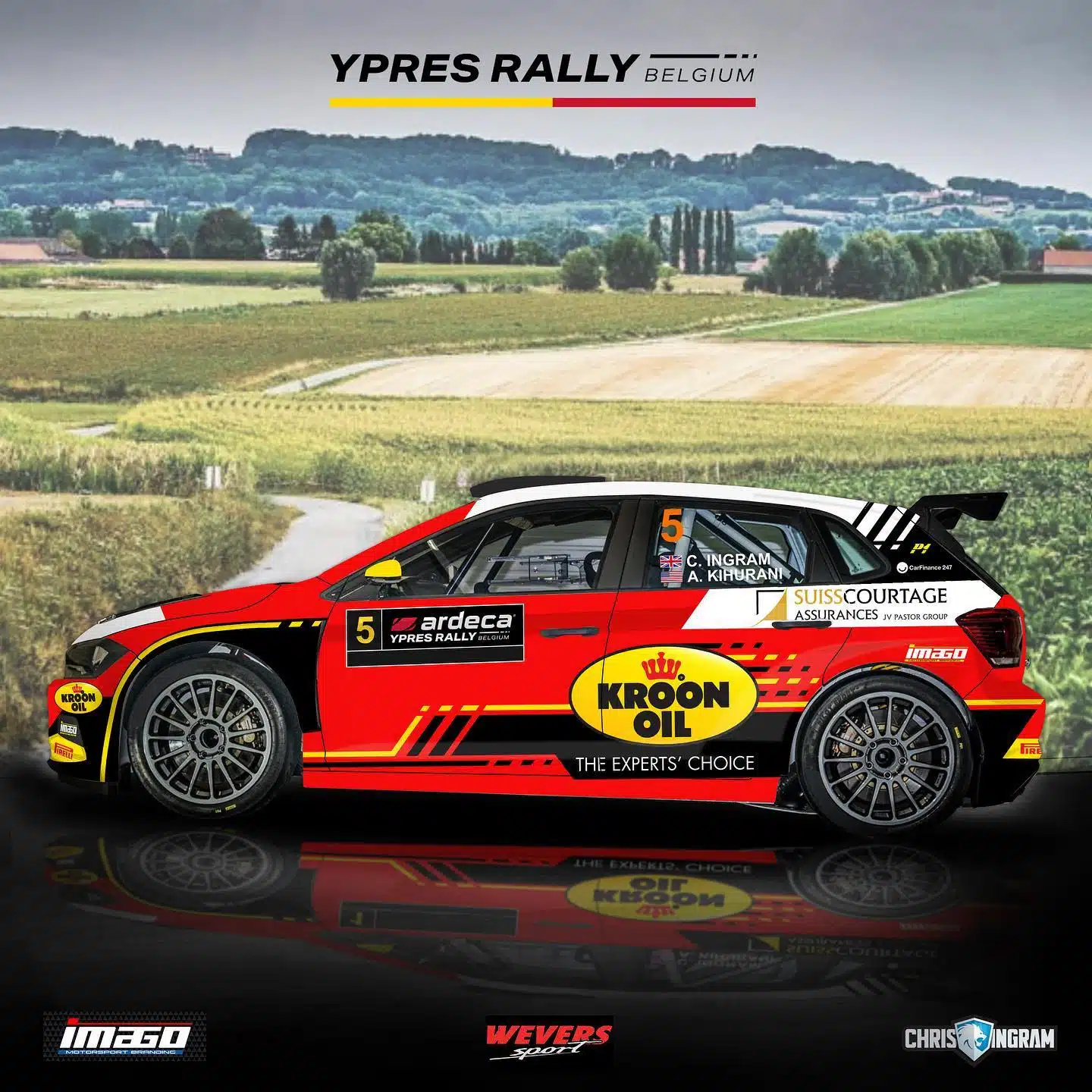 You are currently viewing Une concurrence internationale pour les candidats au titre au  Ypres Rally