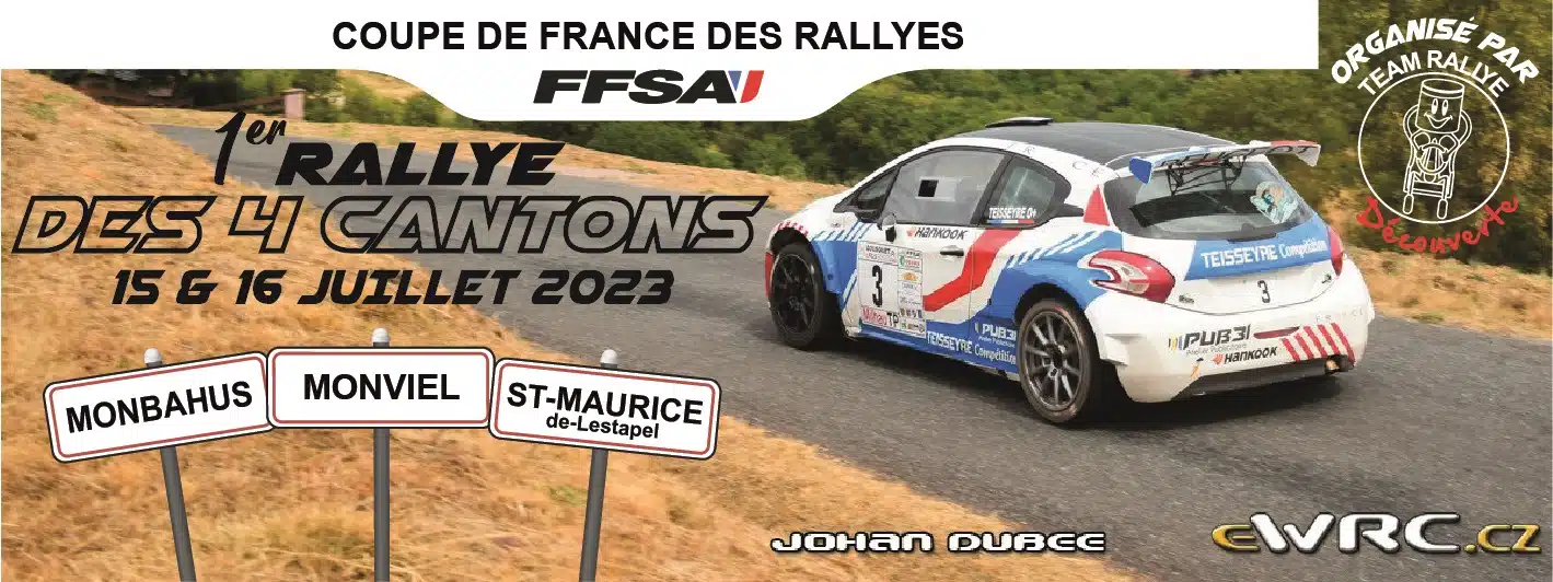 You are currently viewing Rallye des 4 Cantons 2023 : Présentation & Engagés !