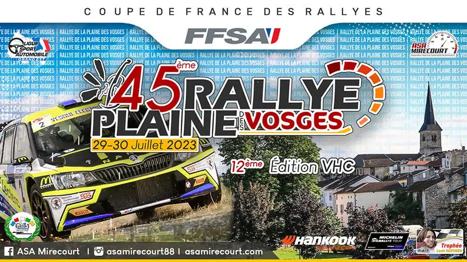 Lire la suite à propos de l’article Rallye de la Plaine des Vosges 2023 : Présentation & Engagés !