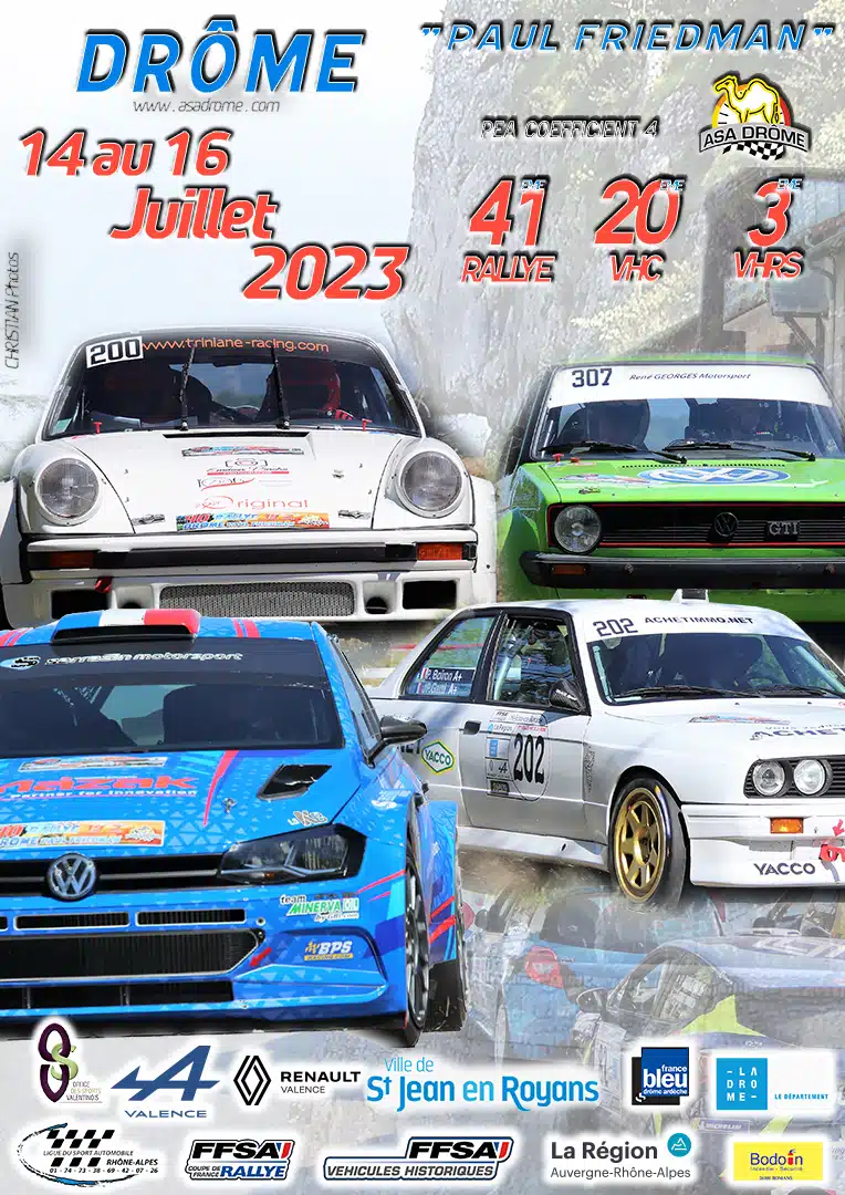 You are currently viewing Rallye de la Drôme 2023 : Présentation & Engagés
