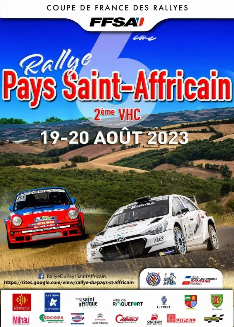 Lire la suite à propos de l’article Rallye du Pays Saint-Affricain 2023 : Présentation & Engagés