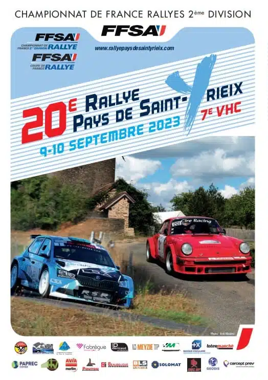 Lire la suite à propos de l’article Rallye du Pays de Saint Yrieix 2023 : Présentation