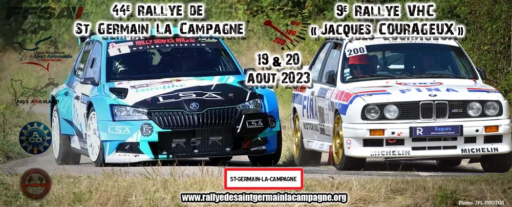 Lire la suite à propos de l’article Rallye de Saint Germain la Campagne 2023 : Présentation & Engagés