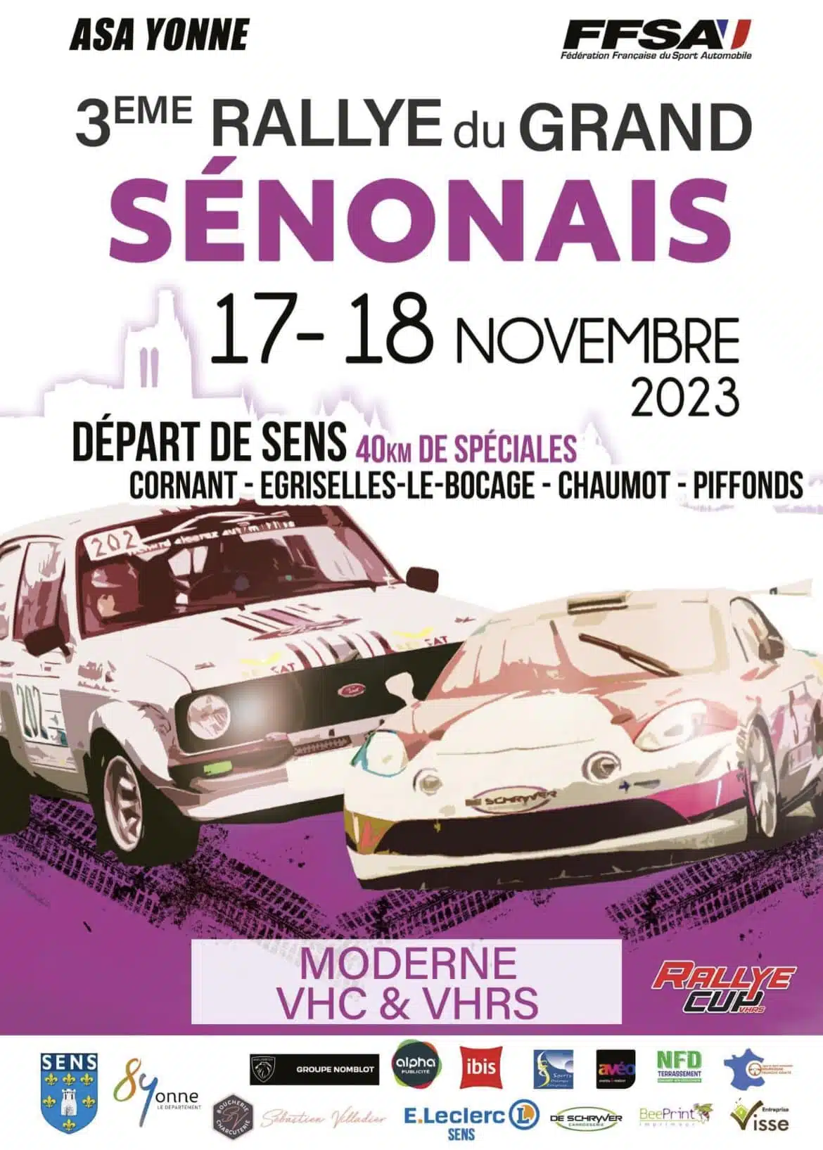 You are currently viewing Rallye du Grand Senonais 2023 : Présentation & Liste des engagés !