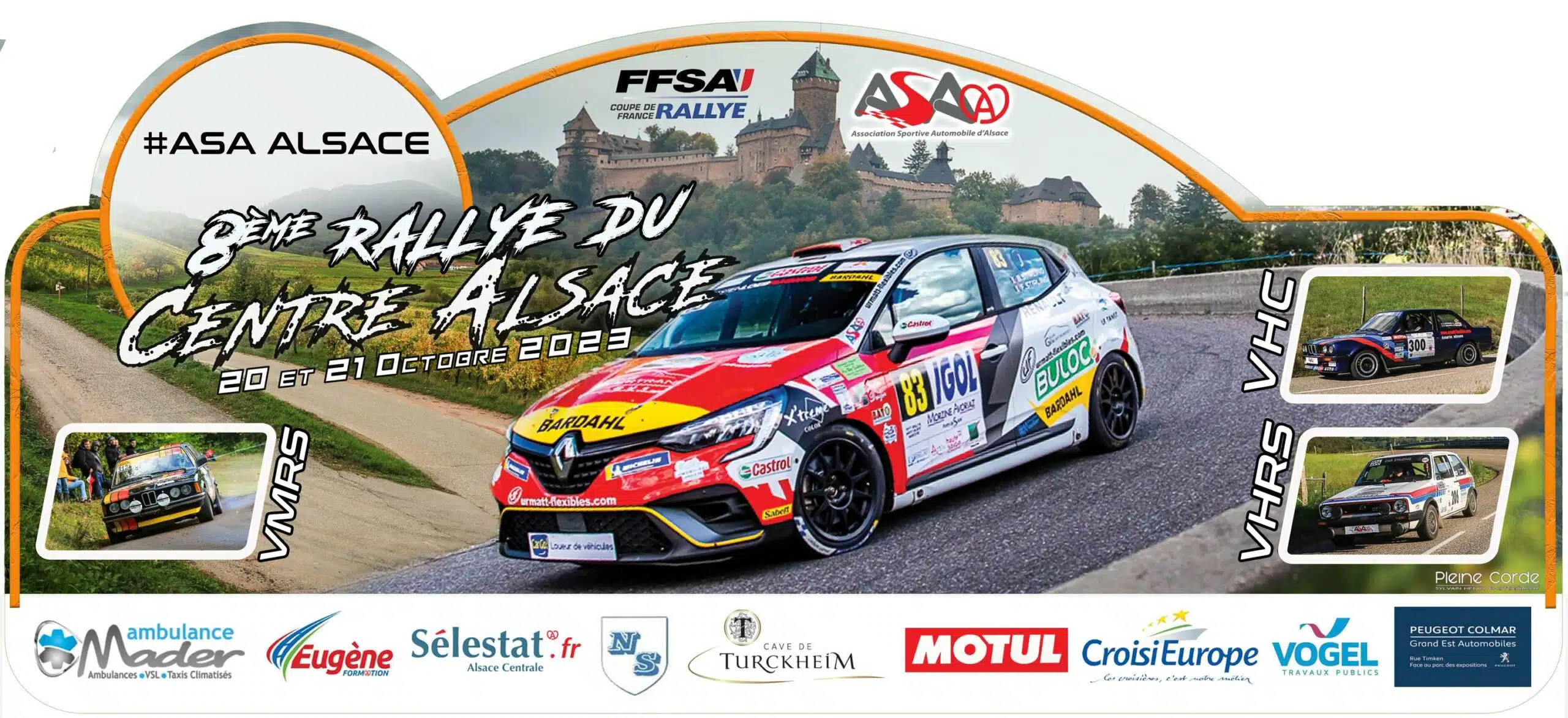 You are currently viewing Rallye de Centre Alsace 2023 : Présentation & Engagés !