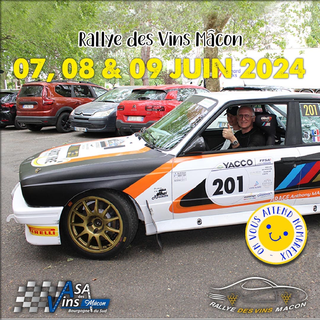Rallye des VinsMâcon 2024 Rallye Infos