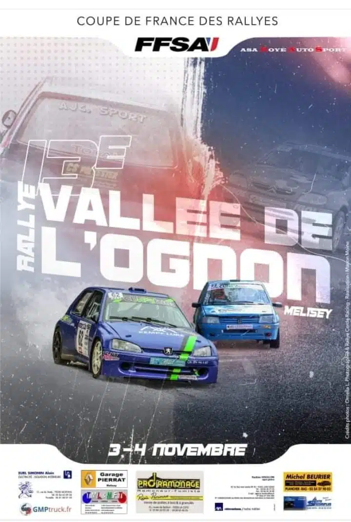 Lire la suite à propos de l’article Rallye de la Vallée de l’Ognon 2023 : Présentation & Engagés