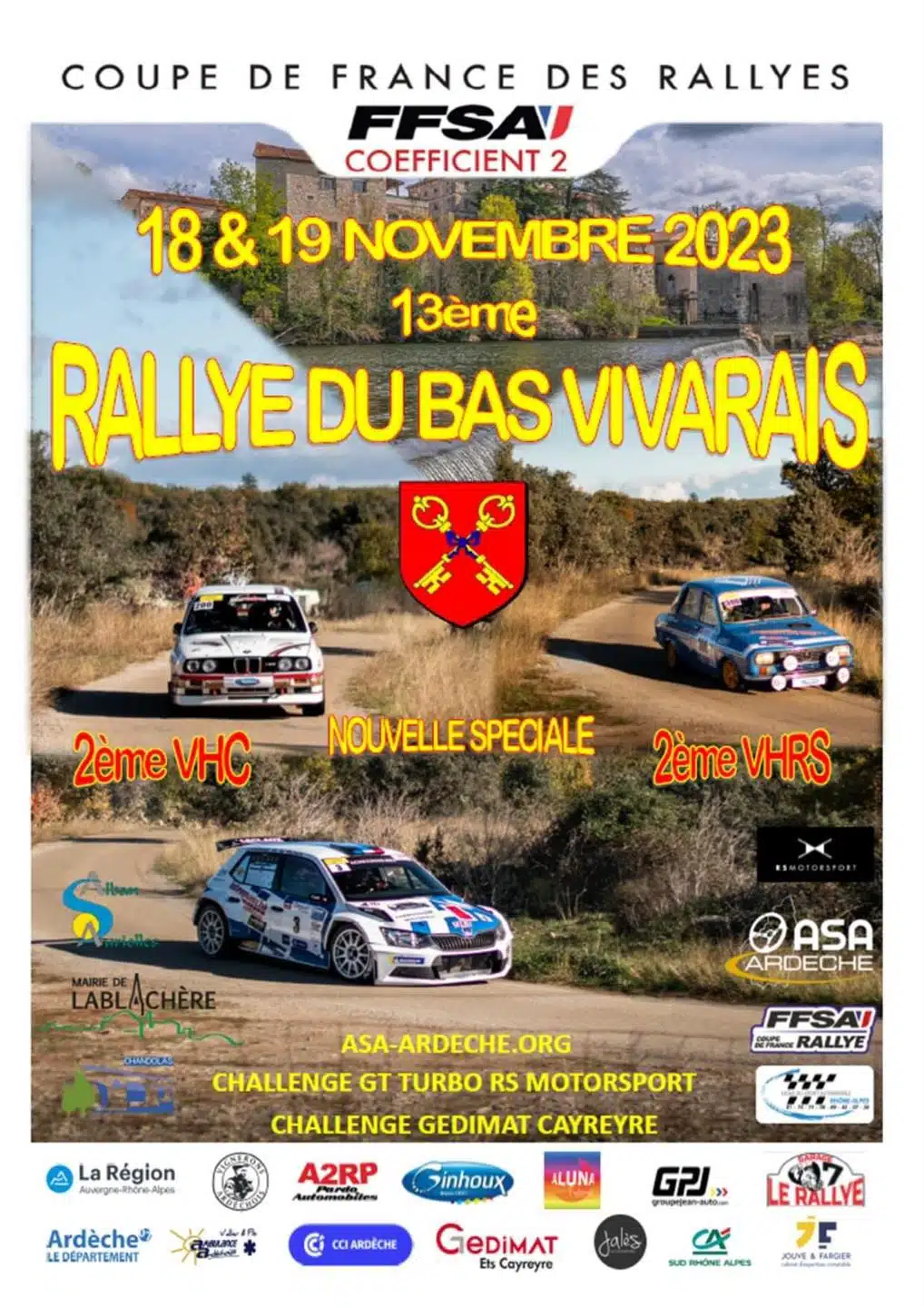 You are currently viewing Rallye du Bas Vivarais 2023 : Présentation & Engagés
