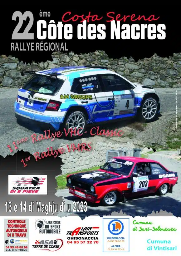 You are currently viewing Rallye Costa Serena Côtes des Nacres 2024 : Présentation