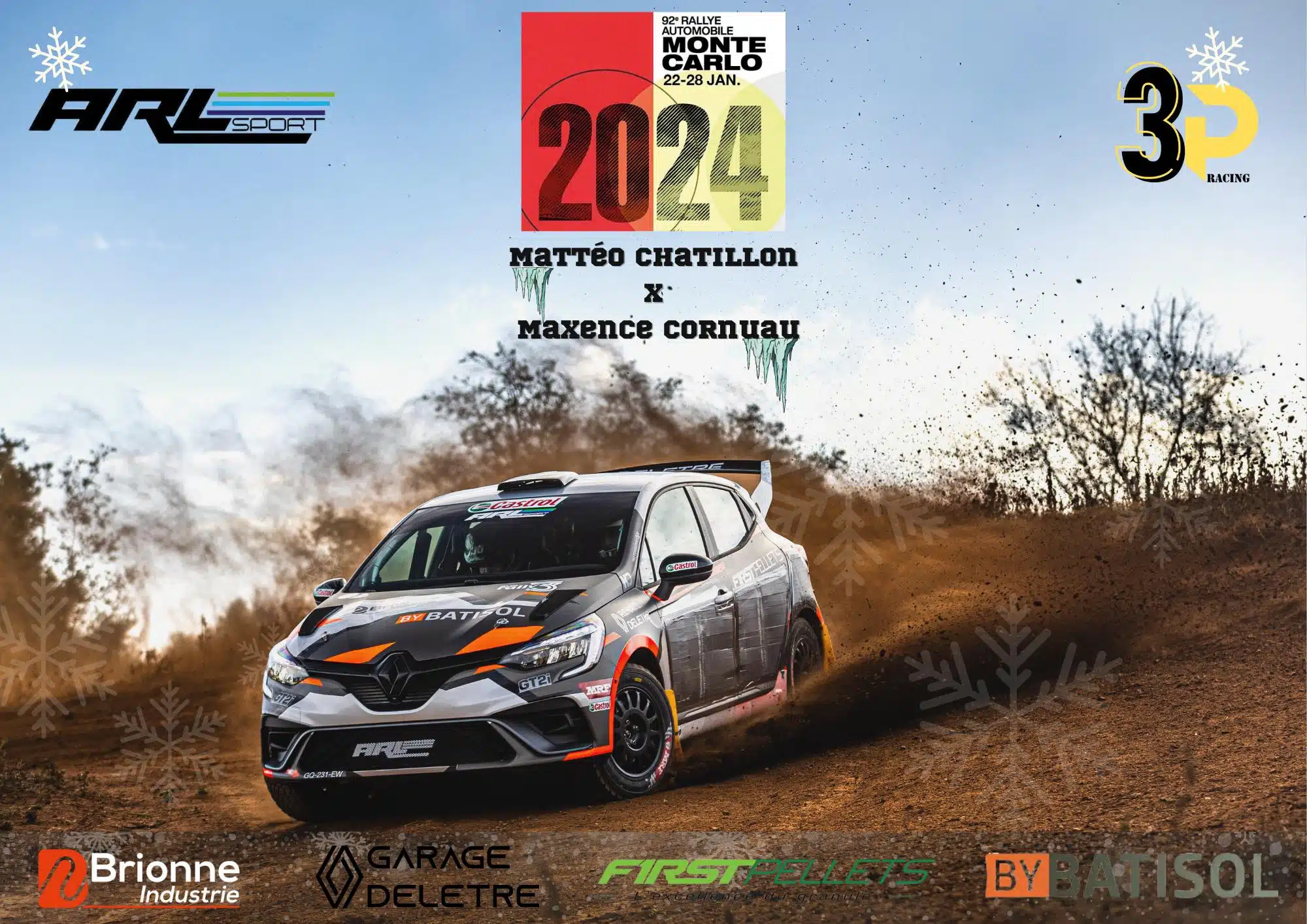 Lire la suite à propos de l’article Matteo Chatillon au Monte Carlo en Clio Rally 3