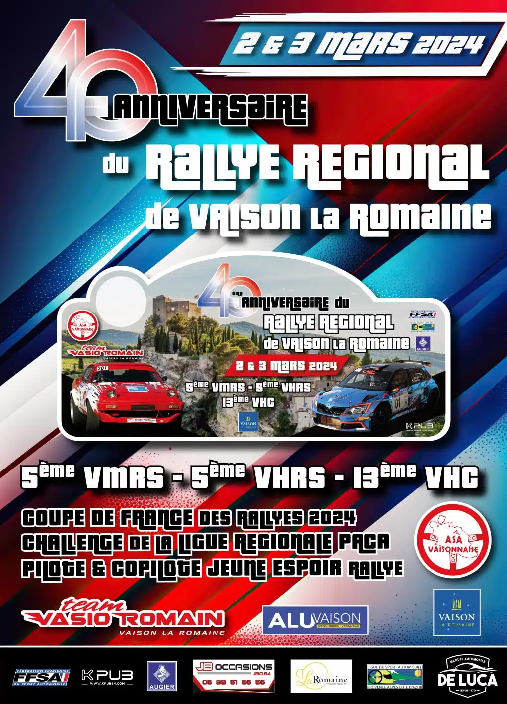 You are currently viewing Rallye de Vaison 2024 : Présentation & Engagés