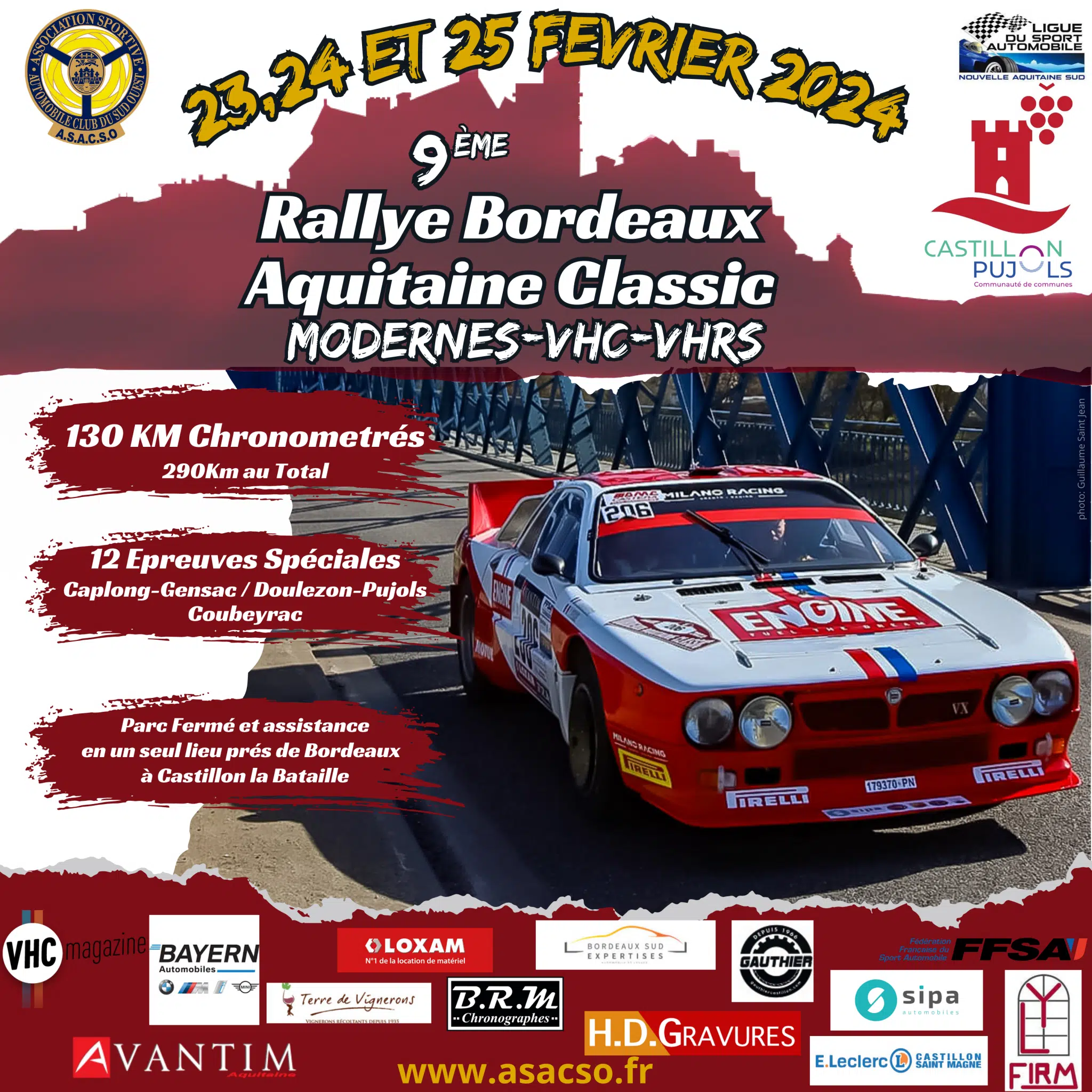 Lire la suite à propos de l’article Rallye Bordeaux Aquitaine Classic 2024 : Présentation & Engagés
