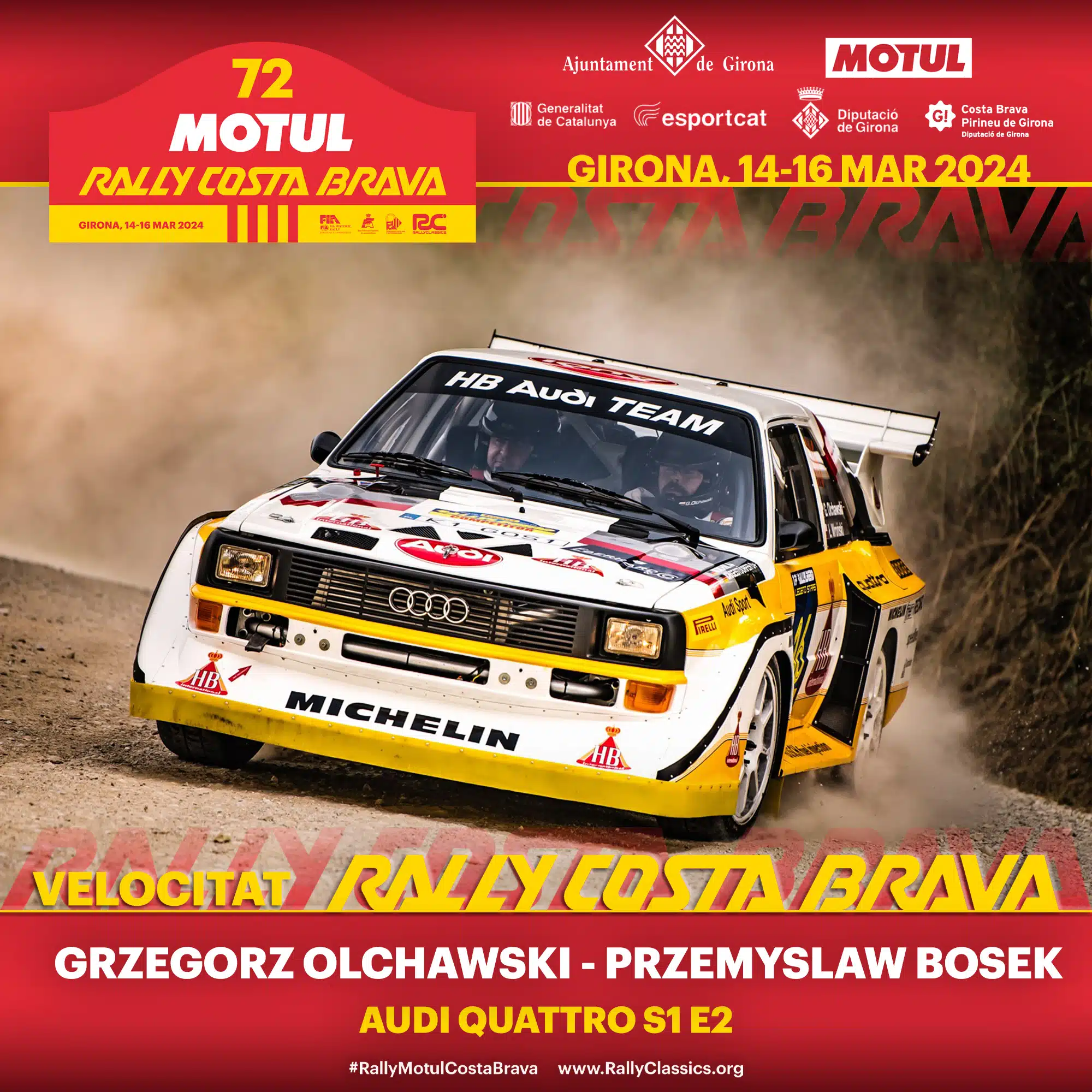 Lire la suite à propos de l’article Rally Motul Costa Brava 2024 (Historique) : Les engagés