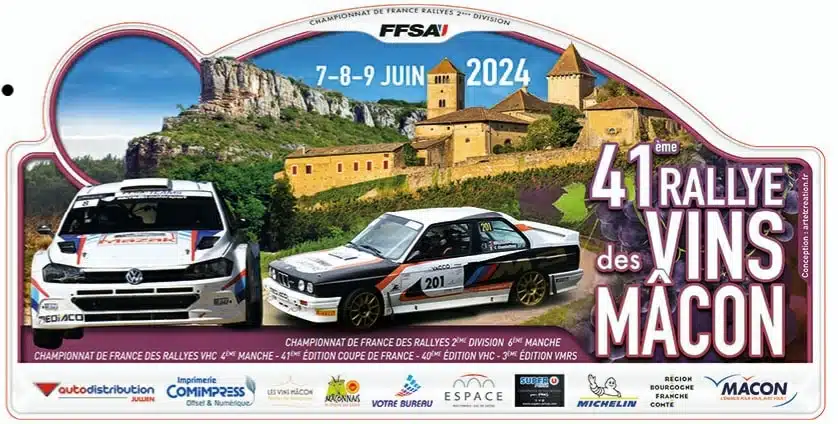 You are currently viewing Rallye des Vins-Mâcon 2024 : La liste des engagés !