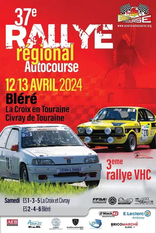 Lire la suite à propos de l’article Rallye Autocourse Bléré 2024