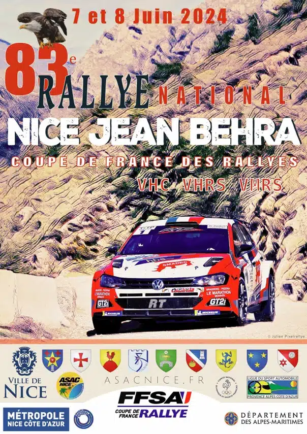 You are currently viewing Rallye National Nice Jean Behra 2024 : La liste des engagés
