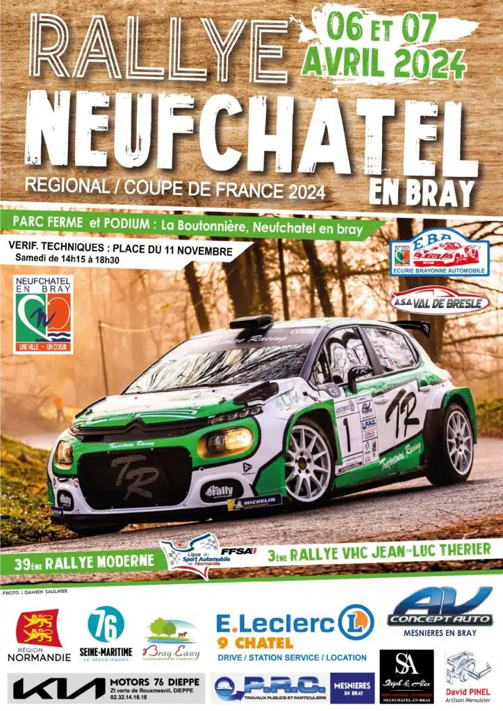 You are currently viewing Rallye de Neufchâtel-en-Bray 2024