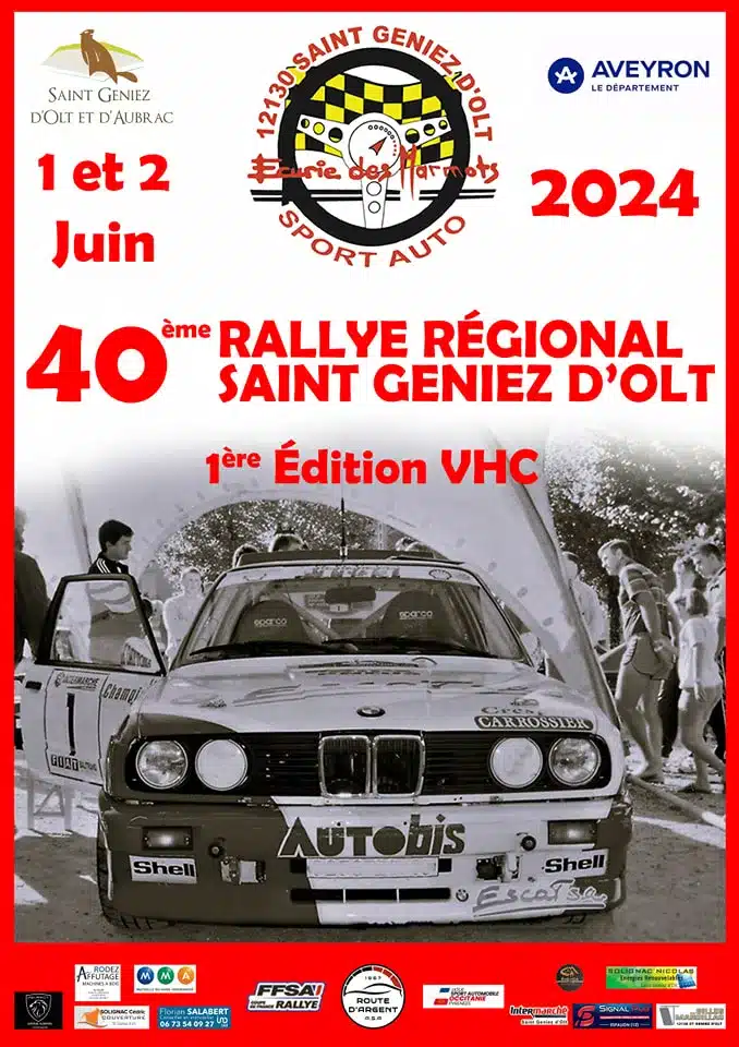 Lire la suite à propos de l’article Rallye de Saint Geniez d’Olt 2024