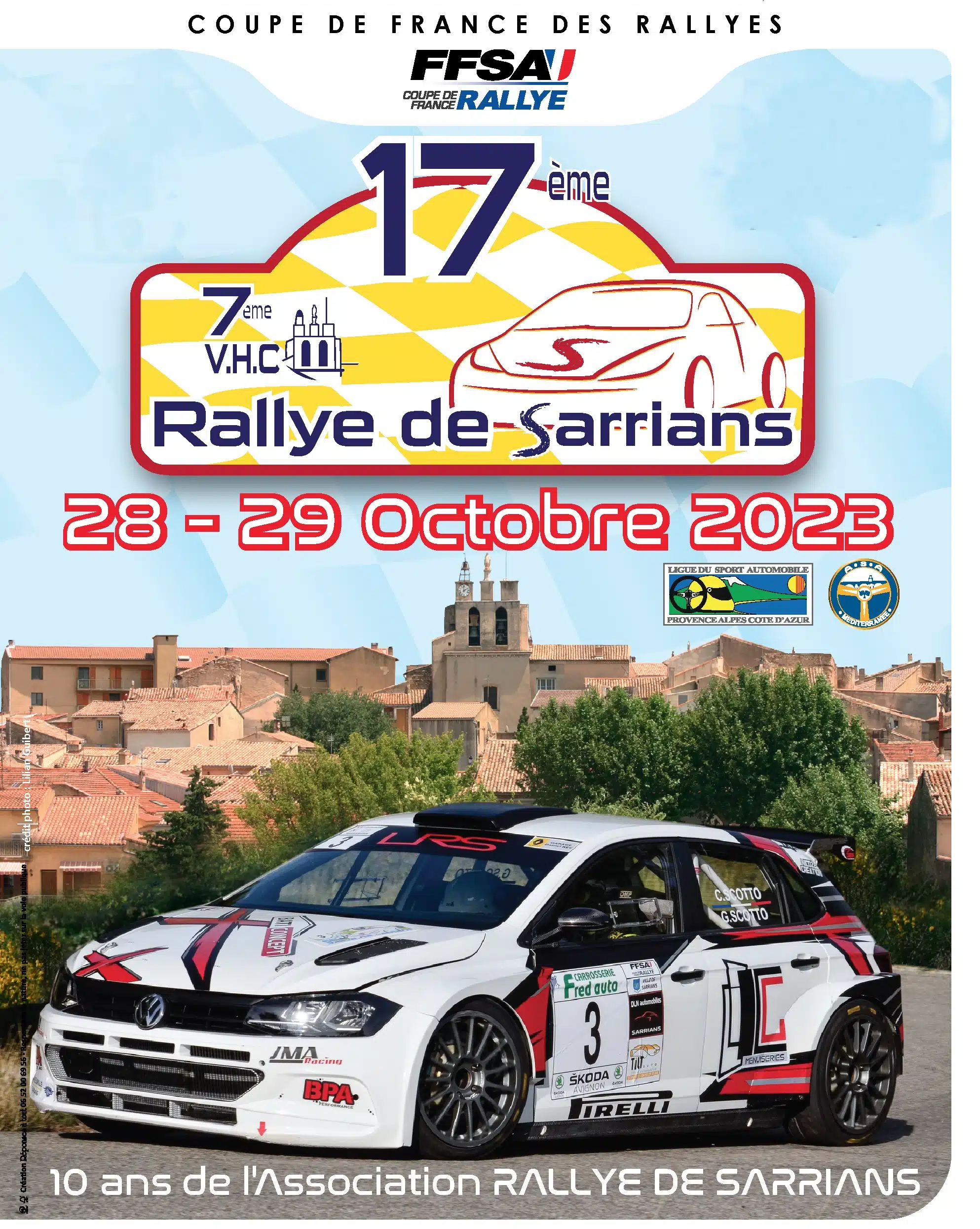 Lire la suite à propos de l’article Rallye de Sarrians 2024 : Liste des engagés
